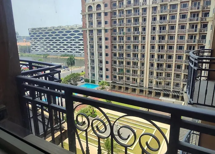 Ws906 Near Moa, Free Pool Access Apartment Manila
