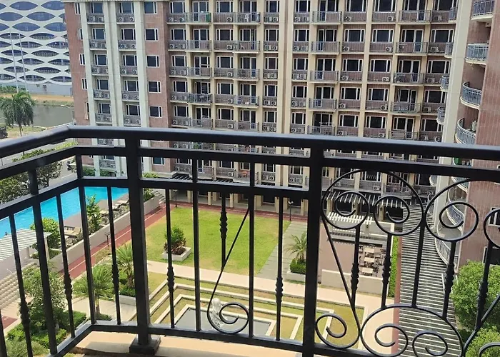 Ws906 Near Moa, Free Pool Access Apartment Manila